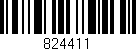 Código de barras (EAN, GTIN, SKU, ISBN): '824411'