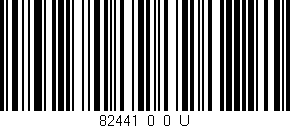 Código de barras (EAN, GTIN, SKU, ISBN): '82441_0_0_U'