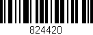 Código de barras (EAN, GTIN, SKU, ISBN): '824420'