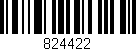 Código de barras (EAN, GTIN, SKU, ISBN): '824422'