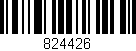 Código de barras (EAN, GTIN, SKU, ISBN): '824426'