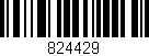 Código de barras (EAN, GTIN, SKU, ISBN): '824429'