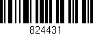 Código de barras (EAN, GTIN, SKU, ISBN): '824431'