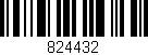 Código de barras (EAN, GTIN, SKU, ISBN): '824432'