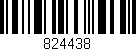 Código de barras (EAN, GTIN, SKU, ISBN): '824438'