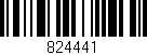 Código de barras (EAN, GTIN, SKU, ISBN): '824441'