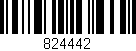 Código de barras (EAN, GTIN, SKU, ISBN): '824442'