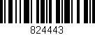 Código de barras (EAN, GTIN, SKU, ISBN): '824443'