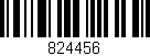 Código de barras (EAN, GTIN, SKU, ISBN): '824456'