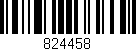 Código de barras (EAN, GTIN, SKU, ISBN): '824458'