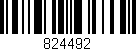 Código de barras (EAN, GTIN, SKU, ISBN): '824492'