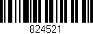 Código de barras (EAN, GTIN, SKU, ISBN): '824521'