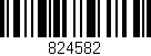 Código de barras (EAN, GTIN, SKU, ISBN): '824582'