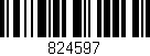 Código de barras (EAN, GTIN, SKU, ISBN): '824597'