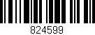 Código de barras (EAN, GTIN, SKU, ISBN): '824599'