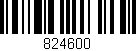 Código de barras (EAN, GTIN, SKU, ISBN): '824600'