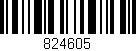 Código de barras (EAN, GTIN, SKU, ISBN): '824605'