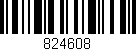 Código de barras (EAN, GTIN, SKU, ISBN): '824608'