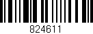Código de barras (EAN, GTIN, SKU, ISBN): '824611'