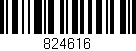 Código de barras (EAN, GTIN, SKU, ISBN): '824616'