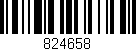 Código de barras (EAN, GTIN, SKU, ISBN): '824658'