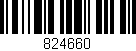 Código de barras (EAN, GTIN, SKU, ISBN): '824660'