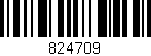 Código de barras (EAN, GTIN, SKU, ISBN): '824709'