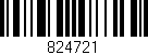 Código de barras (EAN, GTIN, SKU, ISBN): '824721'