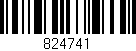 Código de barras (EAN, GTIN, SKU, ISBN): '824741'