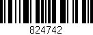Código de barras (EAN, GTIN, SKU, ISBN): '824742'