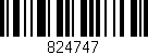 Código de barras (EAN, GTIN, SKU, ISBN): '824747'