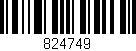Código de barras (EAN, GTIN, SKU, ISBN): '824749'