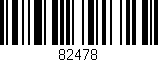 Código de barras (EAN, GTIN, SKU, ISBN): '82478'