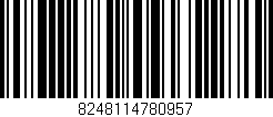Código de barras (EAN, GTIN, SKU, ISBN): '8248114780957'
