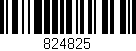 Código de barras (EAN, GTIN, SKU, ISBN): '824825'