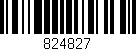 Código de barras (EAN, GTIN, SKU, ISBN): '824827'