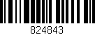Código de barras (EAN, GTIN, SKU, ISBN): '824843'