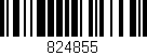 Código de barras (EAN, GTIN, SKU, ISBN): '824855'