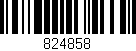 Código de barras (EAN, GTIN, SKU, ISBN): '824858'