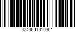 Código de barras (EAN, GTIN, SKU, ISBN): '8248801819601'