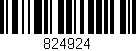 Código de barras (EAN, GTIN, SKU, ISBN): '824924'