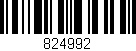 Código de barras (EAN, GTIN, SKU, ISBN): '824992'