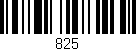 Código de barras (EAN, GTIN, SKU, ISBN): '825'