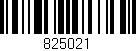 Código de barras (EAN, GTIN, SKU, ISBN): '825021'