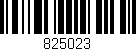 Código de barras (EAN, GTIN, SKU, ISBN): '825023'