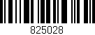 Código de barras (EAN, GTIN, SKU, ISBN): '825028'