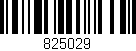 Código de barras (EAN, GTIN, SKU, ISBN): '825029'
