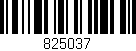 Código de barras (EAN, GTIN, SKU, ISBN): '825037'