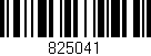 Código de barras (EAN, GTIN, SKU, ISBN): '825041'