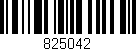 Código de barras (EAN, GTIN, SKU, ISBN): '825042'